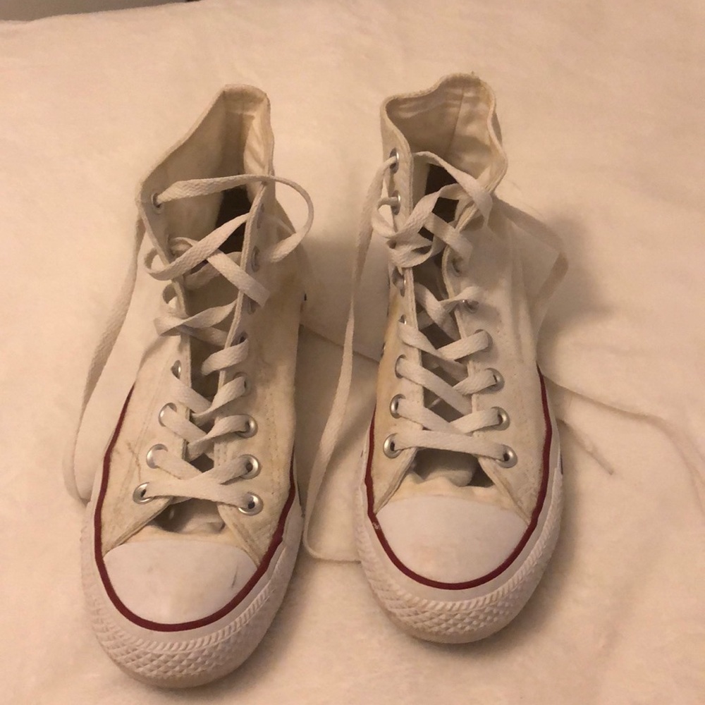 White HighTop Converse